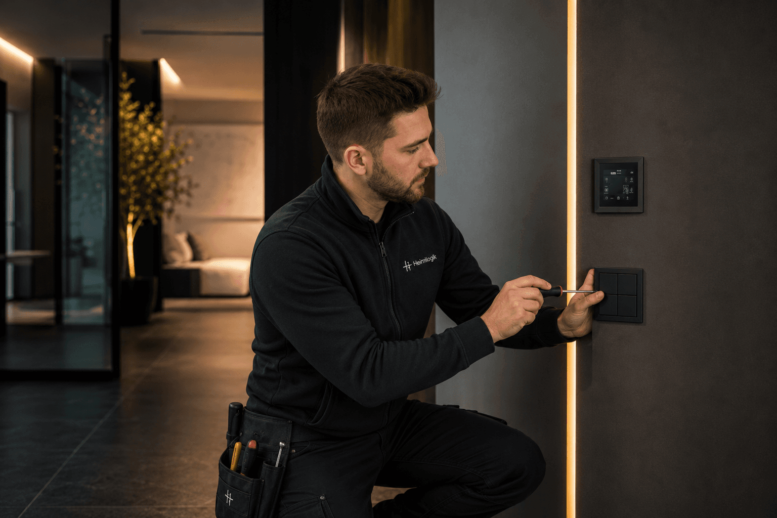 KNX und Home Assistant Systemintegration für hochwertiges Smart Home